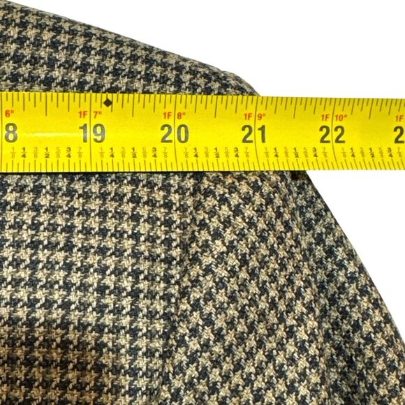 Silk Wool Houndstooth Sport Coat 42R – Tailors Row Deansgate - Picture 16 of 16